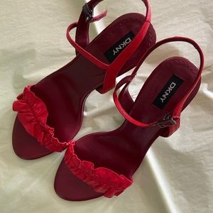 DKNY red sandal new with tag size 8.5